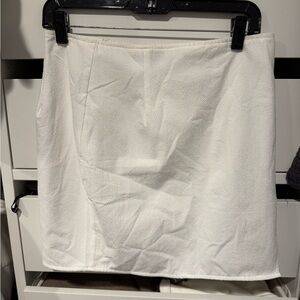 PrettyLittleThing White Mini Skirt